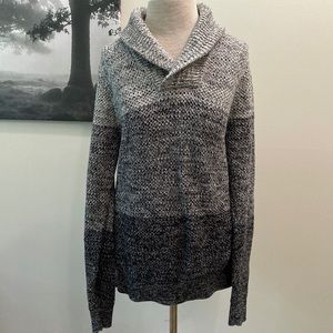 Banana Republic Chunky Knit Shawl Collar Sweater